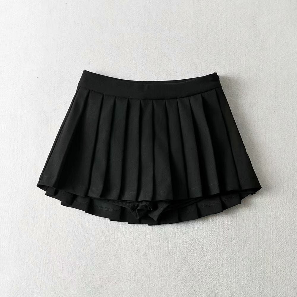 Summer Women Super Mini Skirts High Waist Zipper Solid JK Pleated Cool –  dailyfashionlove