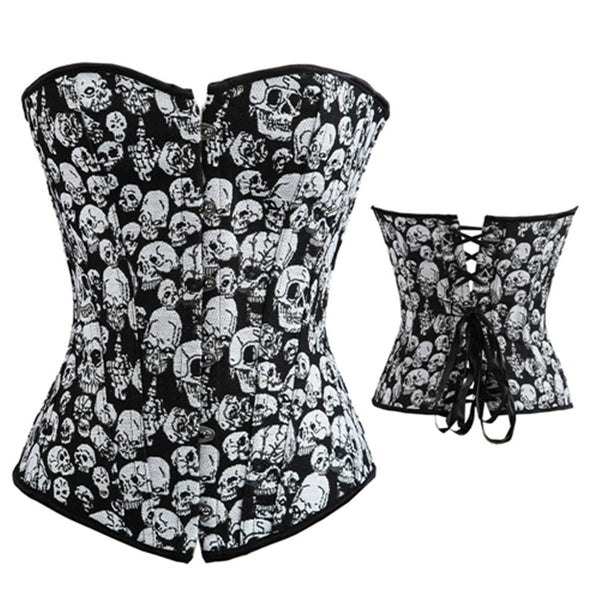 Women Steampunk Corset Sexy Black Faux Leather Corsets And Bustiers  Slimming Steel Boned Bodice Gothic Corselet XS-6XL