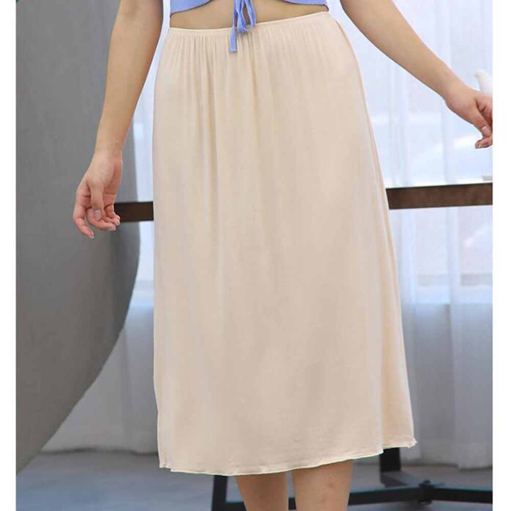 Half Petticoat Women Summer Slips Skirts Ladies Casual Long Underdress –  dailyfashionlove