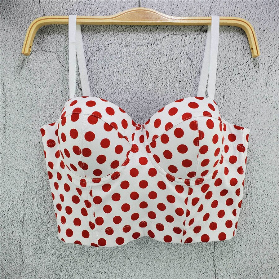 Summer Women Tops With Built In Bra Push Up Bralette Sexy Corset