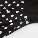 2PCS Top Seller 1950s Polka Dot  Dress & Black Petticoat
