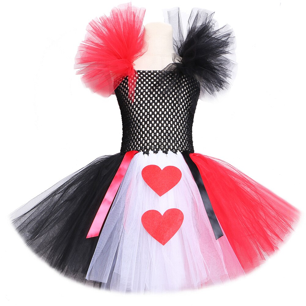 Alice Moive and TV Costumes Red Queen Girls Princess Dresses Children Halloween Costume for Kids Girl Tutu Dress Up Costumes