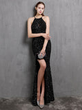 Sexy Party Maxi Dress Off Shoulder Sequin Evening Dress