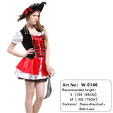 Halloween Sexy Women Pirate Cosplay Costume Fancy Party Dress Carnival Performance Party Christmas Gifts