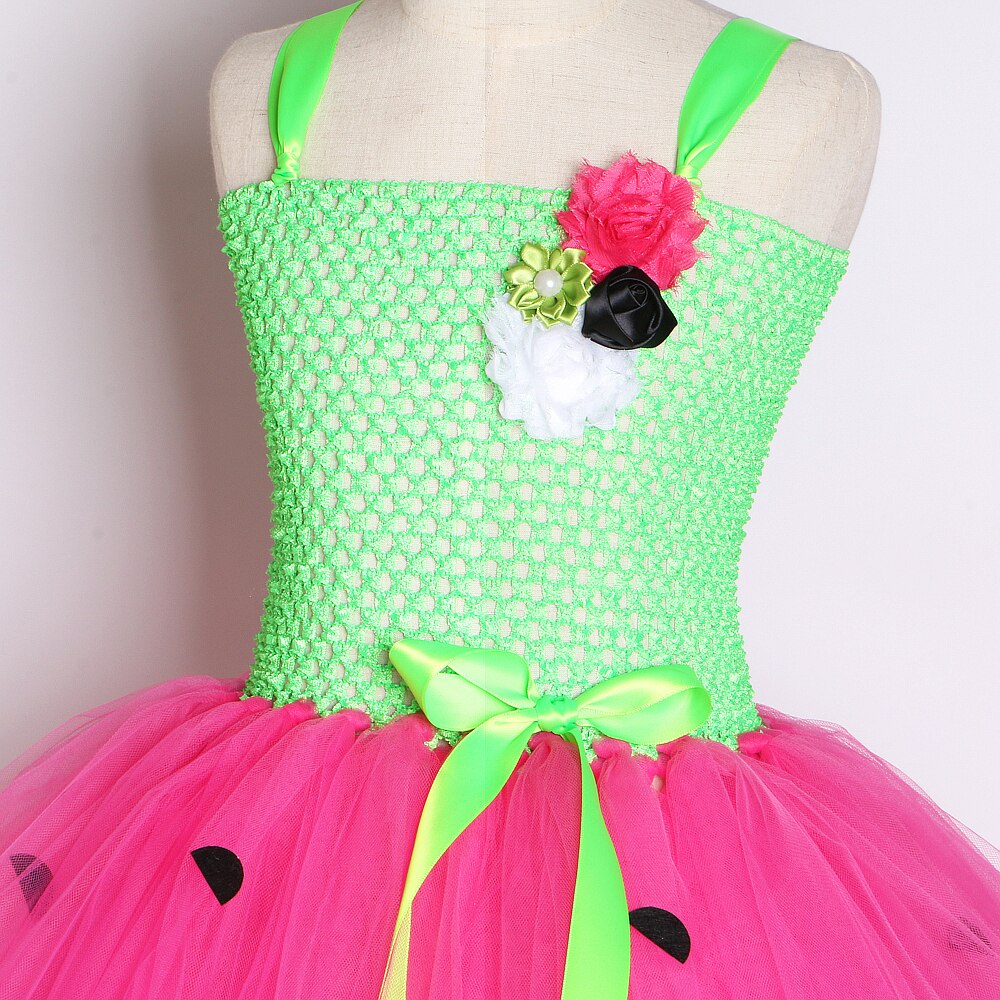 Sweet Strawberry Dress Girl Toddler Princess Dresses Watermelon Cute Costume for Girls Kids Birthday Party Tutus Clothes 1-12Y