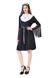Halloween Costume for Adult Women Sexy Bad Habit Nun Costume Religious Sister Cosplay Fancy Dress