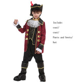 Cosplay Fancy Dress Carnival Costumes pirates christmas halloween costumes for kids boys Role-Playing Games Cloth