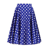 Spring Animal Leopard Retro Vintage 50s Skirt Women Ladies A Line Midi Floral Print Plus Size Sexy High Waist Swing Pinup Skater