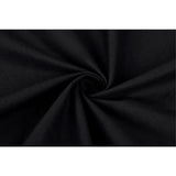 Solid Color Cotton Womens High Waist A-line Vintage Skirt Ladies Casual Black Plus Size Rockabilly Skirts Swing School Clothing