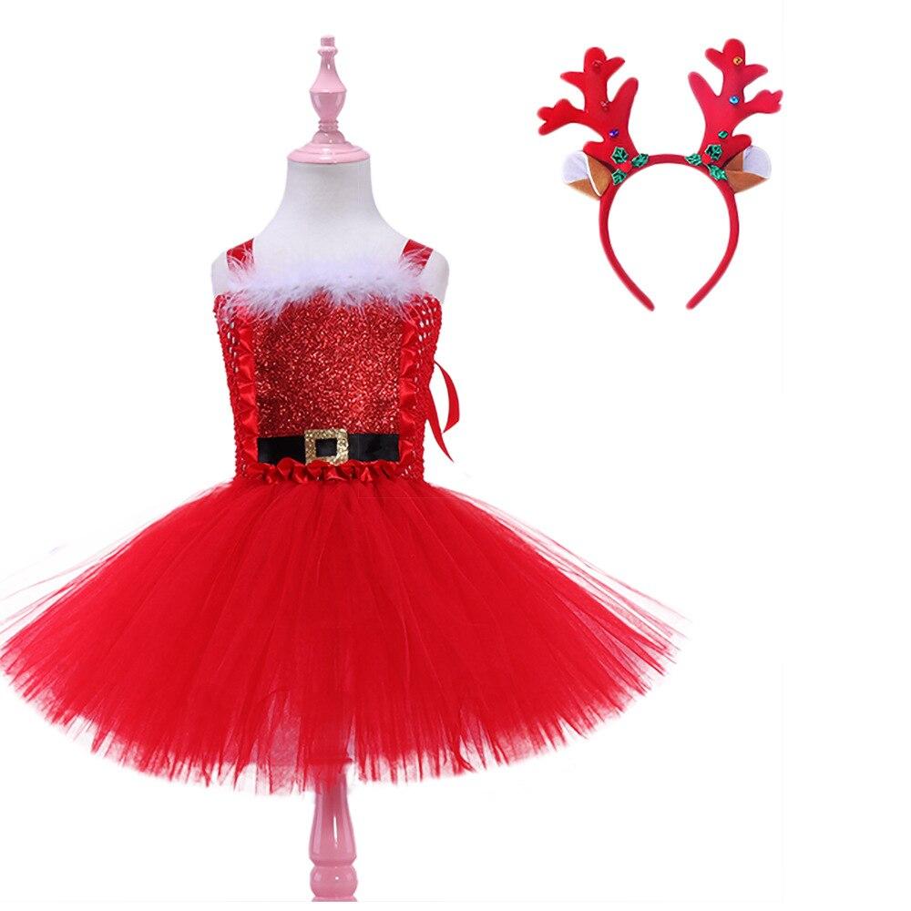 Santa Claus Costume Dress Reindeer Costume for Kids Christmas Clothing Kids