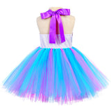 Girls Mermaid Dress Kids Birthday Party Dresses Little Mermaid Princess Costumes for Halloween Christmas Dress Up Clothes Outfit