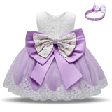 Baby Girls Christmas Dress Newborn 1st Birthday Party Christening Gown 3 6 9 12 18 24 Months Baptism Wedding Princess Clothes