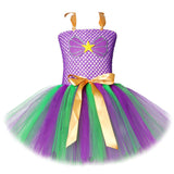 Little Mermaid Tutu Dress for Girls Kids Halloween Costumes for Children New Year Birthday Dresses Princess Sea-maid Ball Gown