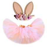 Toddler Baby Girls Bunny Tutu Skirt for Kids Girl Princess Rabbit Tutus Fluffy Ball Gown Children Easter Halloween Costume 0-14Y