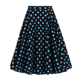 Spring Animal Leopard Retro Vintage 50s Skirt Women Ladies A Line Midi Floral Print Plus Size Sexy High Waist Swing Pinup Skater