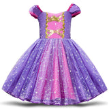 Baby Girls Dresses For Toddler Kids Halloween Cosplay Princess Costume Chilren Carnival Dress Up Birthday Clothes
