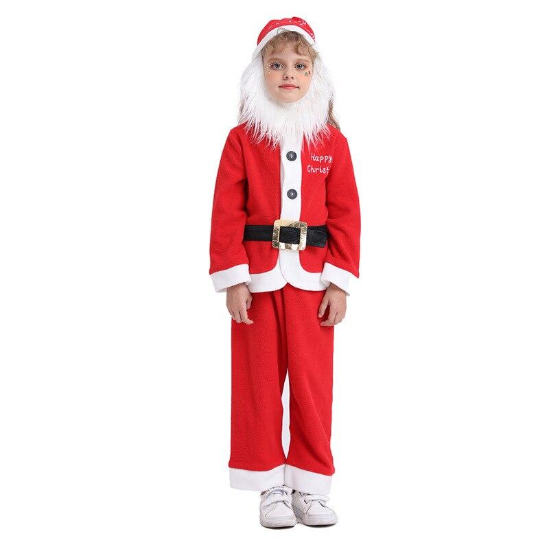 Christmas Clothes Children Santa?Claus Boys and girls Festival Party Cosplay Suit New?year? child costume with Christmas?