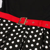 Vintage 50s Ladies Floral Pleated Plus Size 3XL 4XL Rockabilly High Waist Pinup Elegant Dress with Belt