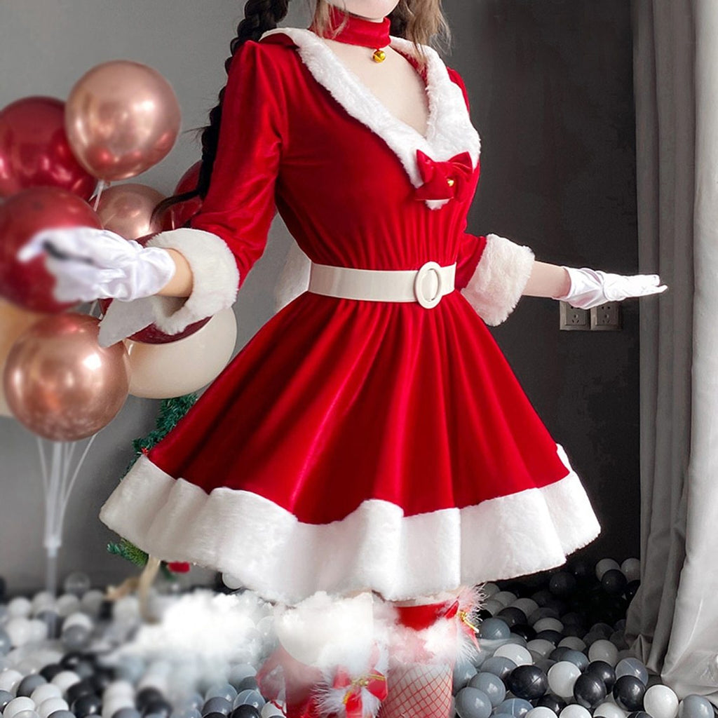 Santa Claus Christmas Leggings – Running Costume – Cosplay