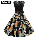 Vintage Hepburn Style Sleeveless Dress