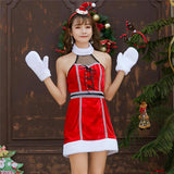 Sexy Santa Claus Costume Cosplay For Women Christmas Costume Dress For Adult