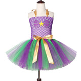 Little Mermaid Tutu Dress for Girls Kids Halloween Costumes for Children New Year Birthday Dresses Princess Sea-maid Ball Gown