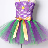 Little Mermaid Tutu Dress for Girls Kids Halloween Costumes for Children New Year Birthday Dresses Princess Sea-maid Ball Gown