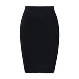 Elastic Summer Mini Black Women High Waist Bodycon Work Korean Elegant Skinny Corset Office Skirt