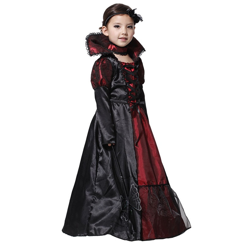 Halloween Witch Costume with For Girls Role Play Cosplay Performance Dance Show Costumes For Kids Cosplay Mujer