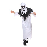 Halloween Family Matching Kids Adult White Robe Ghost Costume Boys Men Carnival Party Fancy Cosplay Clothes