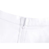 Korean White 50s Women Midi Skirt Cotton High Waist Plus Size A Line Vintage Floral Pin Up Style Rockabilly Swing Jurken 2021