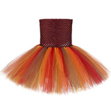 Thanksgiving Dress for Girls Maple Leaf Costume for Baby Girl Halloween Costumes for Kids Christmas Tutu Dresses Fall Autumn