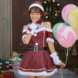 Cute Santa Claus Costume Cosplay For Women Christmas Costume Dress For Adult