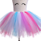 Flower Unicorn Costume for Girls Halloween Dress Up Clothes for Kids Girl Princess Birthday Tutu Dresses for Children New Year
