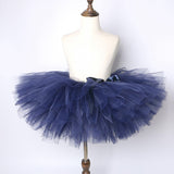 Navy Toddler Baby Girls Tutu Skirt for Kids Girl Fluffy Ballet Tutus Skirts for Dance Photo Shoot Child Birthday Party Costumes