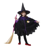 Halloween Children Costumes Cosplay Costume Magic Witch Dress for Girls Party Dress Role-Playing Games