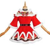 2023 Genshin Impact Barbara Gunnhildr Christmas Cosplay Costume Character Uniform Halloween Costume for Women Girls Full Set