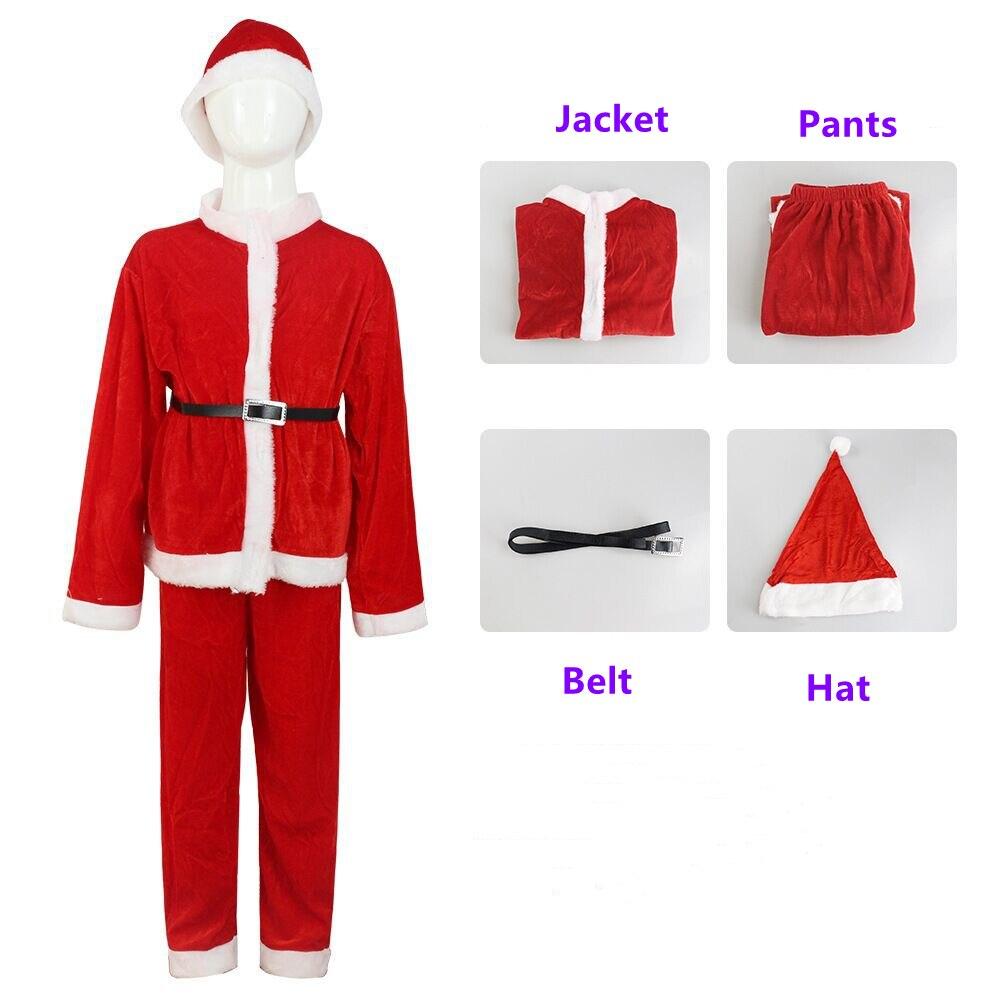 2021 Santa Claus Costume Children Christmas Costume for Kids