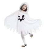 Halloween Holiday White Ghost Kids Cosplay Costume Game Performance The Evil Terrorist Elf Halloween Party Demon party dress up