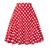 Leopard Print High Waist Skirt Pleated Women Flared Runway Midi Skirt Fashion Cotton Swing Rockabilly Party Skirts Gothic