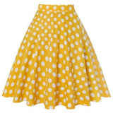 Leopard Print High Waist Skirt Pleated Women Flared Runway Midi Skirt Fashion Cotton Swing Rockabilly Party Skirts Gothic