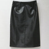 New Women High Waist Elegant Summer Black Bodycon Work Office Midi Pencil Skirts
