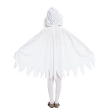 Halloween Holiday White Ghost Kids Cosplay Costume Game Performance The Evil Terrorist Elf Halloween Party Demon party dress up