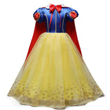 Girls Kids Halloween Cosplay Dresses Snow Queen Fancy Princess Costume 4 5 6 7 8 9 10 Year Children Carnival Party Dress Up