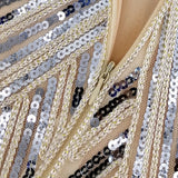 1920s Flapper Great Gatsby O-Neck Cap Sleeve Sequin Fringe Party Midi Dress Vestido De Verano Summer Women Dress