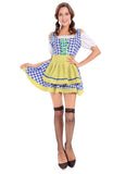 3Pcs /Set Women Oktoberfest Costume Bavarian Octoberfest Dirndl Maid Uniforms German Beer Girl Cosplay Fancy Dress