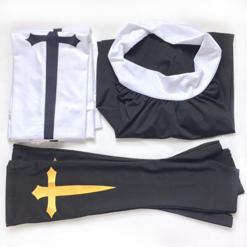 Halloween Costume For Women Cosplay Sexy Nun Costume Outfit Fantasy Nu –  dailyfashionlove