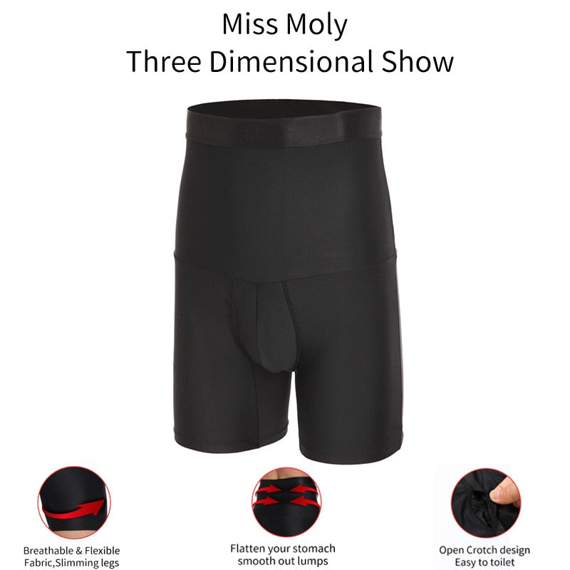 Mens Body Shaper Compression Shorts