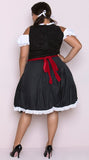 Plus Size S-2XL Bavarian Oktoberfest Traditional Costume German Beer Girl Costume Fraulein Dirndl Fancy Dress
