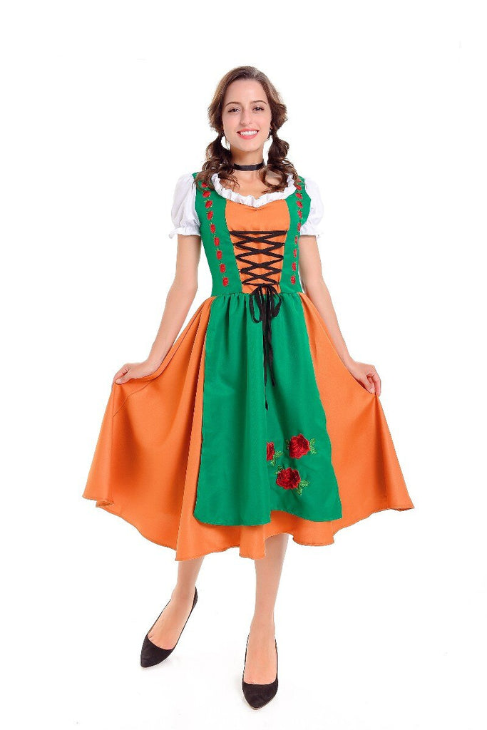 Couple Oktoberfest Costumes Lover Beer Festival Costume Bavarian Octoberfes Beer Maid Waitress Cospaly Halloween For Men Women
